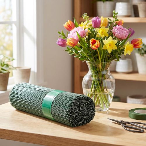 Artikel Insteekdraad groen geverfd 0,9/350 mm 2,5 kg