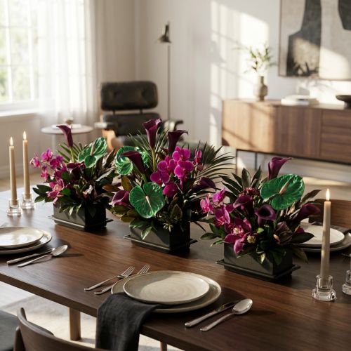 OASIS® Zwarte Tafel Deco Mini Steekschuim Zwart 4 st | Floristik24.nl