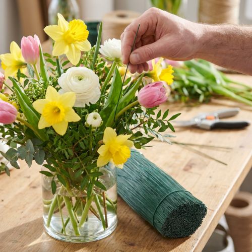 Artikel Insteekdraad groen hobbydraad bloemendraad Ø0,4mm 13cm 1kg
