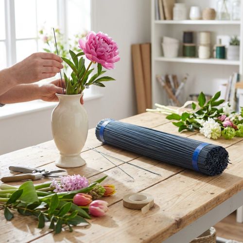 Artikel Steekdraad bloemendraad blauw gegloeid 2,5 kg