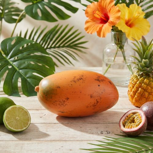 Kunst mango deco fruit Kunst fruit Ø7cm L12cm | Floristik24.nl