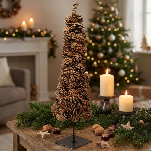 Artikel Kegelboom Kerstboomkegeldecoratie natuurlijk 14×50cm