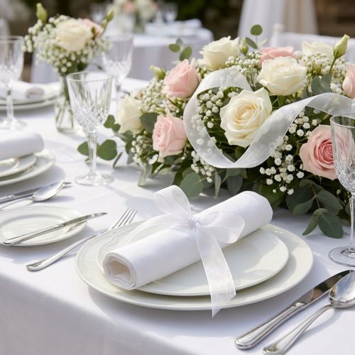 Organza lint cadeaulint wit lint zelfkant 25mm 50m | Floristik24.nl