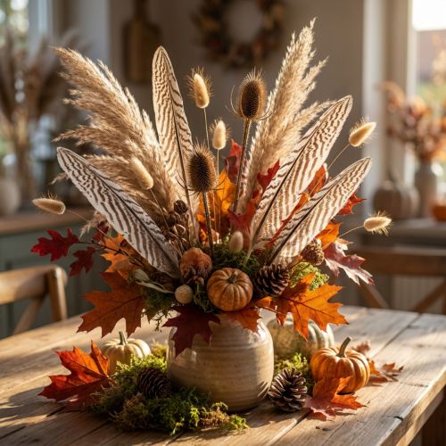 Fazantenveren voor knutselen bruin beige naturel 20cm 20st | Floristik24.nl