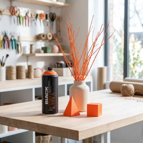 Artikel Spuitverf fluorescerende kleur oranje neon graffiti 400ml
