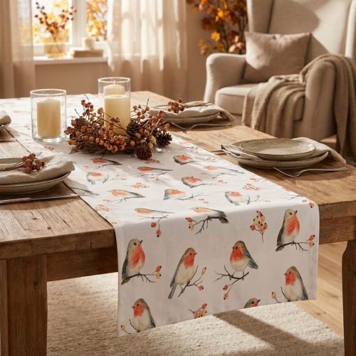 Artikel Tafelloper herfsttafelloper Robin 40x150cm