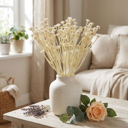 Artikel Kunstcurrykruid wit beige L28cm 12 stuks 1 bos