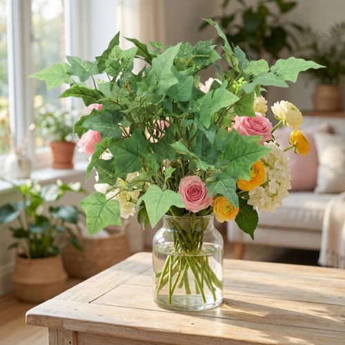 Boeket klimop kunstaccessoires bindende groene kunstplant H50cm | Floristik24.nl