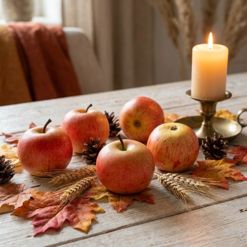 Decoratieve appels Cox 6 cm 6 stuks | Floristik24.nl
