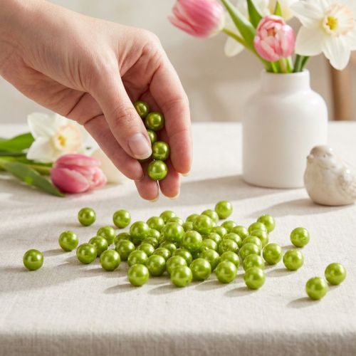 Decoratieve kralen Ø10mm groen 115 stuks | Floristik24.nl