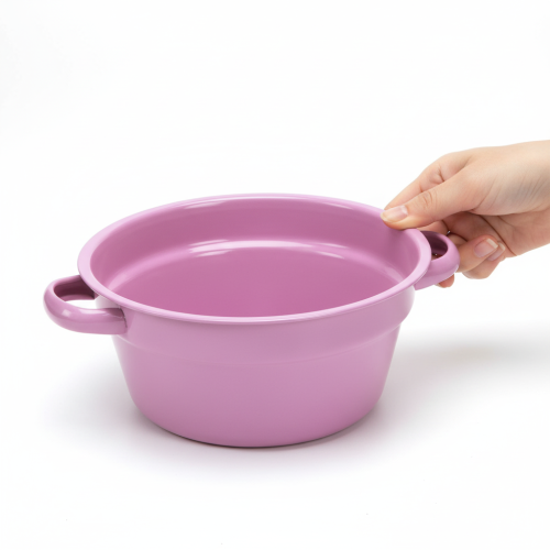 Artikel Decoratieve metalen schaal, 4 lentekleuren, Ø17 cm, 4 stuks