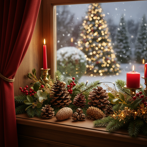 Gemengde natuurlijke dennenappels voor knutselwerk en adventsdecoratie, 2-10 cm, 400 g | Floristik24.nl