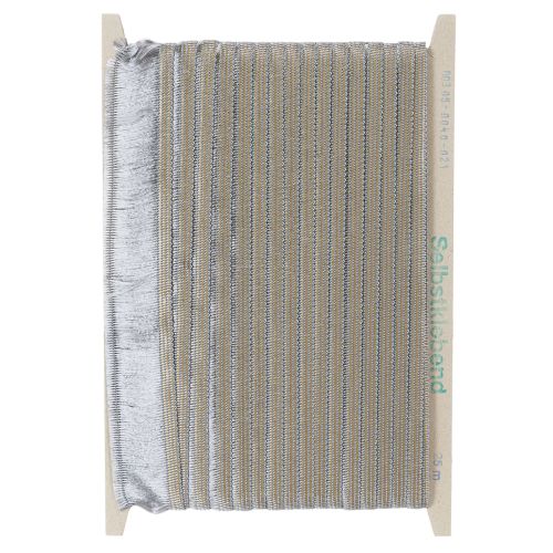 Zilverkleurige zelfklevende haartape voor pony's, 25 meter | Floristik24.nl