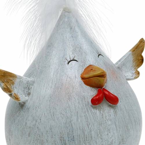 Floristik24 Funny Chick Lente Decoratie Pasen Tafeldecoratie Decoratief Kip 13cm
