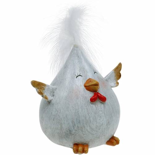 Floristik24 Funny Chick Lente Decoratie Pasen Tafeldecoratie Decoratief Kip 13cm