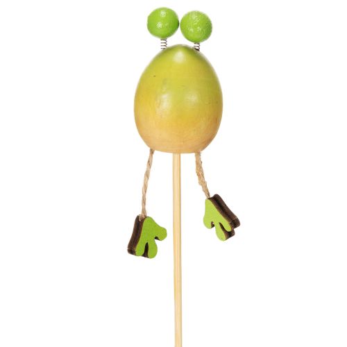 Artikel Tuinstekers in de vorm van kikkers voor het versieren van plantenpotten in de lente of zomer, 34 cm, 6 stuks