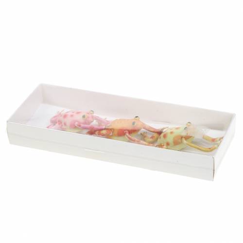 Floristik24 Decoratieve kikkers met stippen en draad 7,5 cm 3 stuks gesorteerd