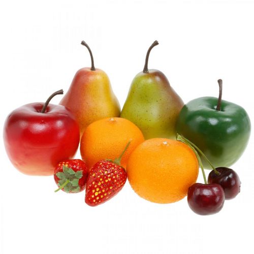 Decoratief fruit, kunstmatige fruitmix L5–8.5cm