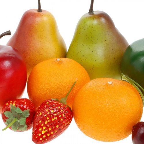 Floristik24 Decoratief fruit, kunstfruitmix L5–8.5cm