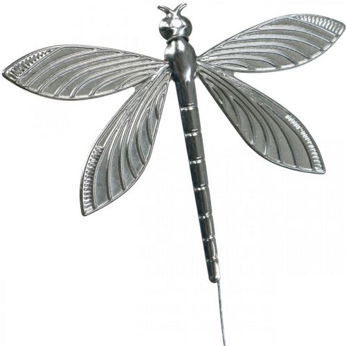 Floristik24 Lente decoratie, libel decoratieve plug, bruiloft decoratie, zomer, metalen libel 12st