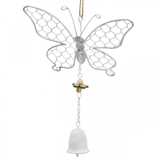 Floristik24 Lentedecoratie, metalen vlinders, Pasen, decoratiehanger vlinder 2st