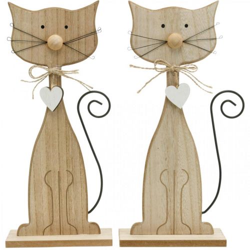 Floristik24 Lente figuur, kattendecoratie, houten figuur, tafeldecoratie, landhuisdecoratie 2st