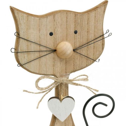 Floristik24 Lente figuur, kattendecoratie, houten figuur, tafeldecoratie, landhuisdecoratie 2st