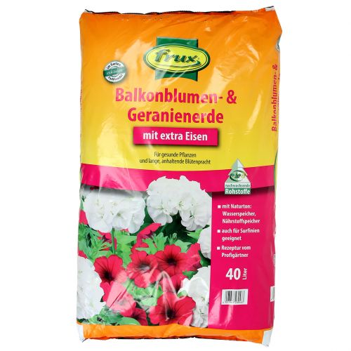 Floristik24 FRUX balkonbloem en geraniumaarde 40l