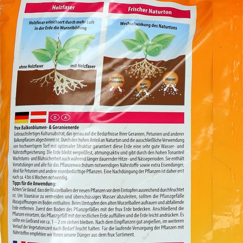 Floristik24 FRUX balkonbloem en geraniumaarde 40l
