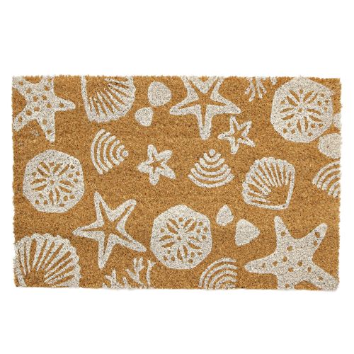 Artikel Deurmat schelpen zeester deurmat kokosnoot 58×38cm