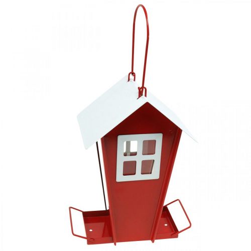 Artikel Vogelvoeder Rood en Wit Hangend Vogelvoeder H21cm