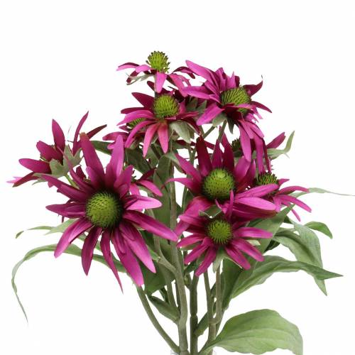 Echinacea bloem kunstheide 45cm 3st