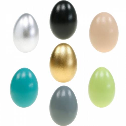 Artikel Ganzeneieren geblazen eieren Paasdecoratie diverse kleuren 12 stuks
