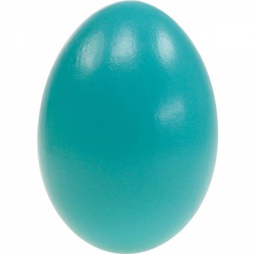 Floristik24 Ganzeneieren turquoise geblazen eieren Paasdecoratie 12 st