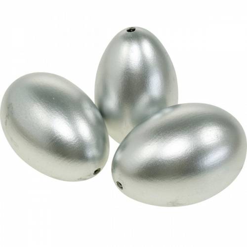 Ganzeneieren Zilver Geblazen Eieren Paasdecoratie 12st