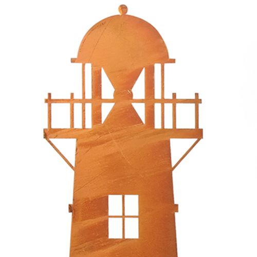 Floristik24 Tuindecoratie roest vuurtoren maritieme decoratie metaal 60cm