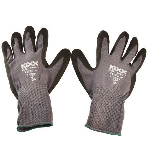 Floristik24 Tuinhandschoenen maat 10 grijs zwart groen EN 2121X