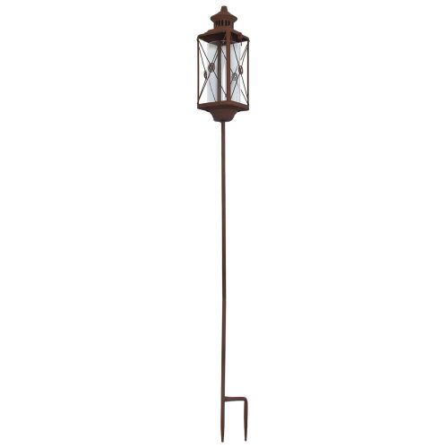 Artikel Tuinlantaarn metaal decoratief roestlook 12cmx12cmx135cm