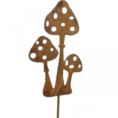 Artikel Tuinplug patina vliegenzwam sierplug 10cm 6 stuks