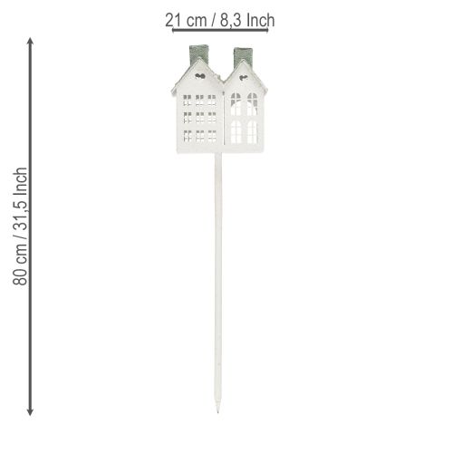 Artikel Verlicht huisje, gezellige decoratie voor een feestelijke sfeer in de woonkamer, 80 cm