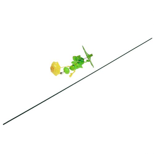 Floristik24 Tuinrups rups met paraplu op stang 74cm