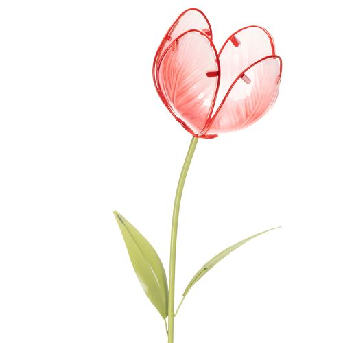 Glazen tulp tuinsteker - Prachtige decoratie voor tuin en balkon, 94 cm