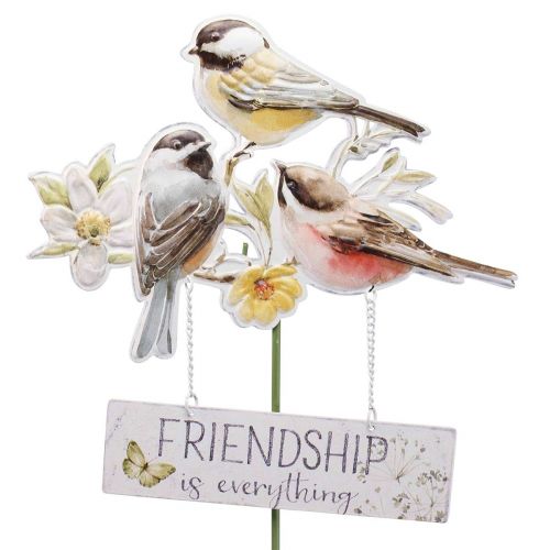 Tuinstekers metalen vogels, bloemenstekers voor in de tuin 84cm
