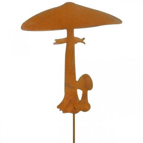Artikel Tuinpaal Paddenstoelen Tuindecoratie Roest Metaal 70cm