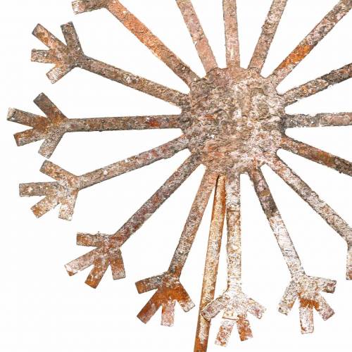 Floristik24 Tuinplug paardenbloem gepatineerd metaal Ø18 H88cm