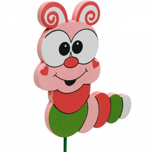 Artikel Tuinstaak Rups Bloemenstaak Lentedecoratie Zomerdecoratie 16 st