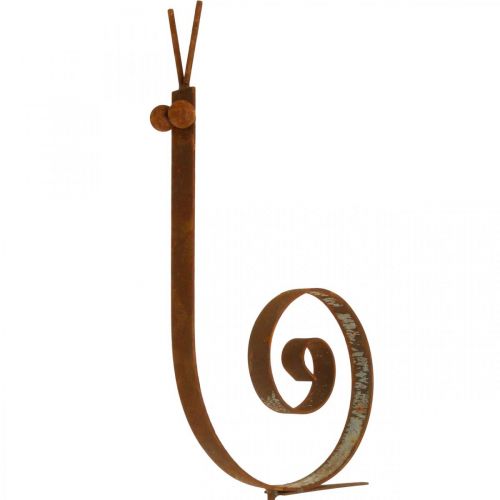 Floristik24 Tuinpaal slak grote roest metalen tuindecoratie H94cm