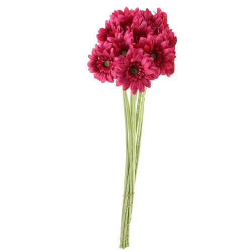 Floristik24 Gerbera Roze 48cm 12st