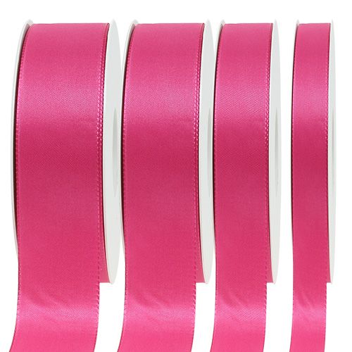 Floristik24 Cadeau- en decoratielint 50m roze