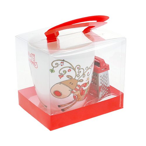 Floristik24 Geschenkbeker met rendier 1st